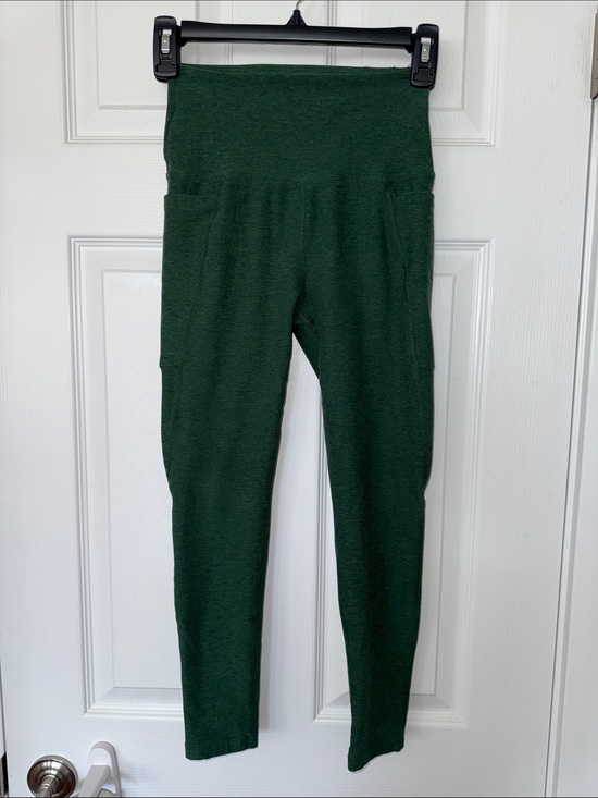 Beyond Yoga Pants - Beyond Yoga Forest Green High-Rise Ponte Leggings with Pockets